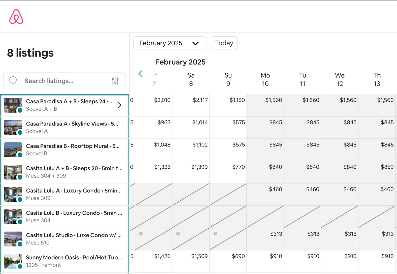 De kalender van je advertenties bij Airbnb