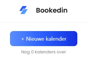 De knop Nieuwe kalender