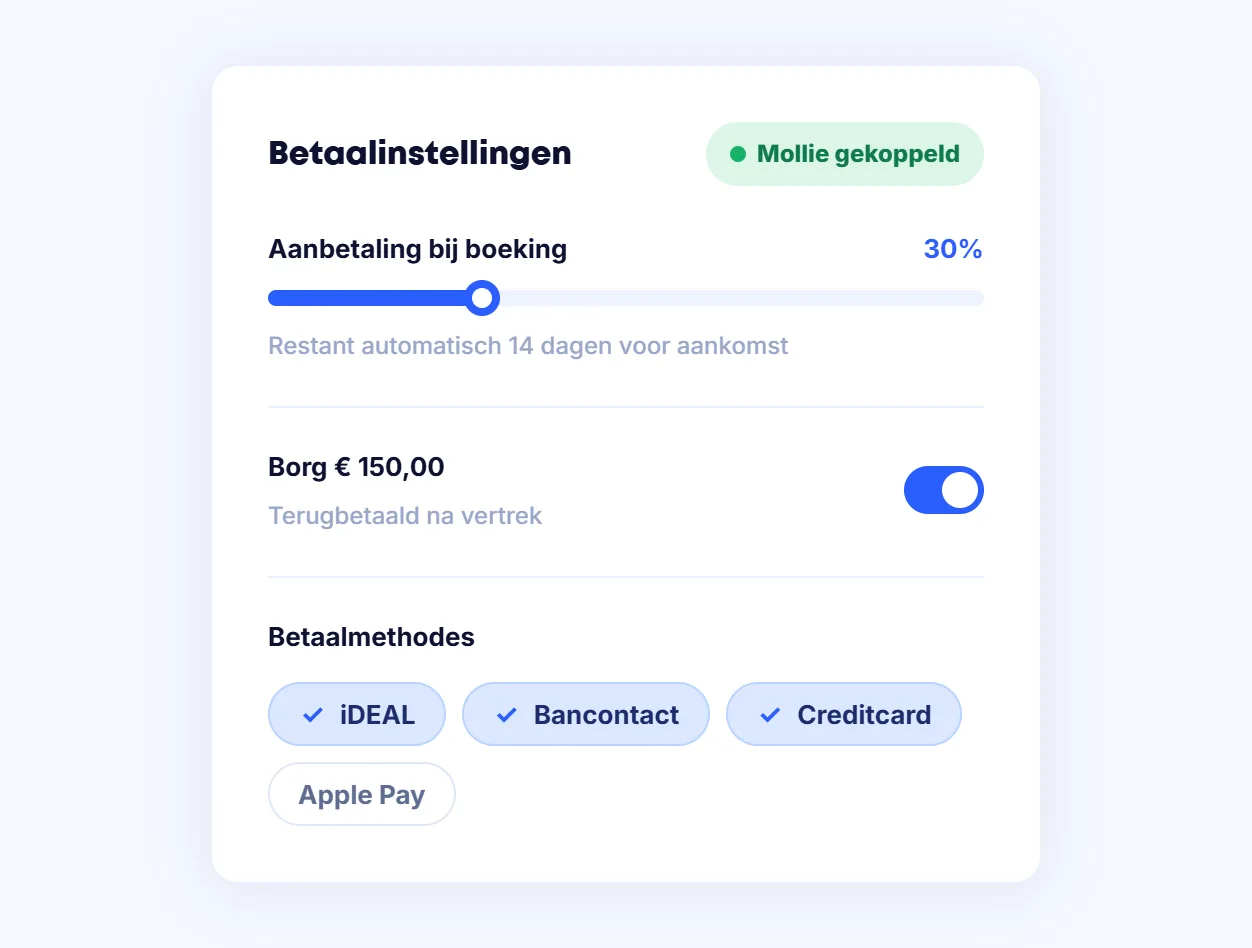 Payment settings